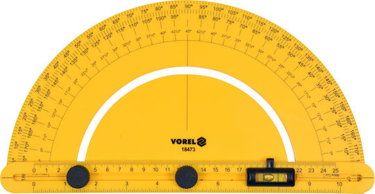 Vorel Angle Ruler with Protractor 25cm