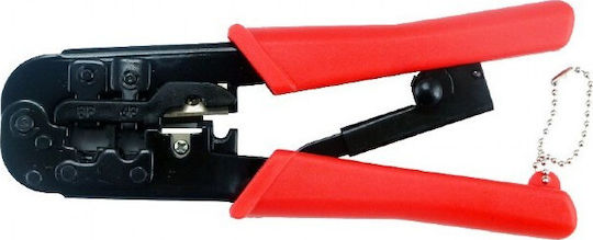 Cablexpert Πρέσα Ακροδεκτών Δικτύου RJ12, RJ11, RJ45, RJ10 με Απογυμνωτή (Μήκος 184mm)