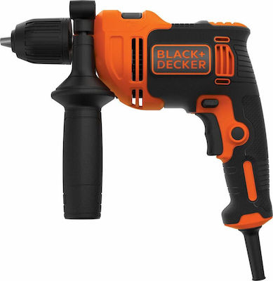 Black & Decker Κρουστικό Δράπανο 550W με 2x Τρυπάνια 6mm