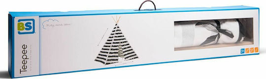 BS Toys Kids Indian Teepee Play Tent Teepee for 3+ years White
