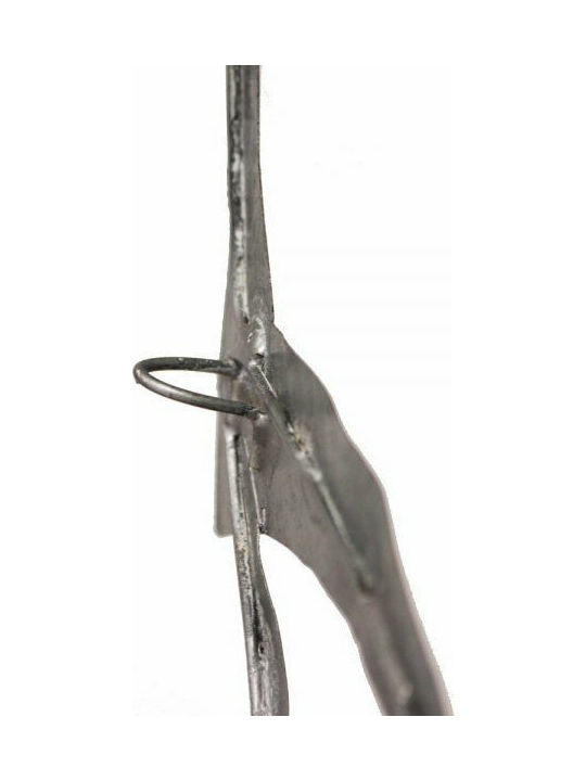 Synchronia 3D Wall Decor Silver Made of Metal 53x1.5x32cm