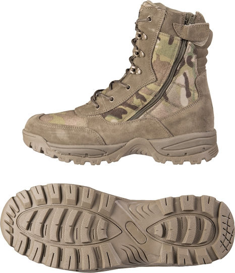 Mil-Tec Military Boots Suede Khaki 12822141