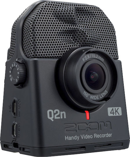 Zoom Видеокамера Q2n-4K @ 30fps Сензор CMOS Запис на Карта с памет с Екран 1.77" с HDMI