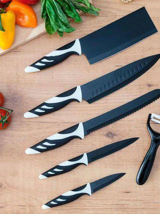 Cecotec Knife Set of Stainless Steel Black C01024 6pcs