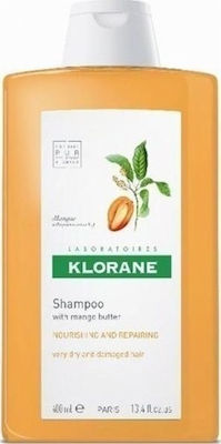 Klorane Mango Nourishing Șampoane de Reconstrucție/Nutriție pentru Păr Uscat 1x400ml