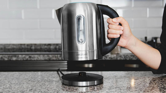 Cecotec Thermosense 290 Steel Fierbător 1.7lt 2200W Argintiu
