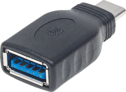 Manhattan Converter USB-A female to USB-C male 1pcs 354646