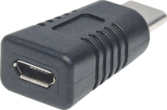 Manhattan Convertor USB-C masculin în micro USB feminin 1buc 354660