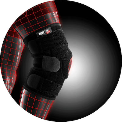 Dr. Frei Elastic Knee Brace with Pads Black S6058