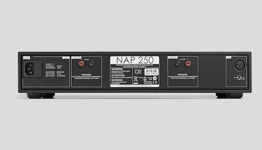 Naim NAP 250 DR Усилвател на мощност Hi-Fi усилвател Stereo 80W/8Ω Черен