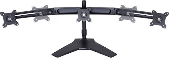Hagor Tabletop Suport pentru 3 Monitoare până la 24" cu Braț (7187)