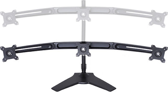 Hagor Tabletop Suport pentru 3 Monitoare până la 24" cu Braț (7187)