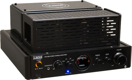 Taga Harmony HTA-25B Hybrid Integrated Hi-Fi Amplifier Stereo 25W/4Ω 18W/8Ω Black