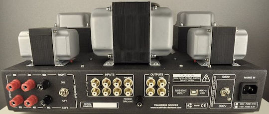 Tsakiridis Devices Theseus Λαμπάτος Ολοκληρωμένος Ενισχυτής Hi-Fi Stereo 22W/8Ω Ασημί