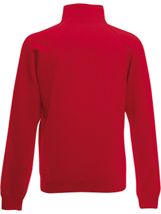 Fruit of the Loom Παιδική Ζακέτα Φούτερ Sweat Jacket 62-005-0 Κόκκινη