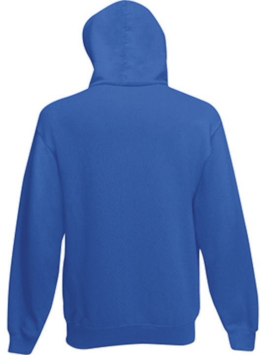 Fruit of the Loom Kinder-Sweatjacke mit Kapuze Blau