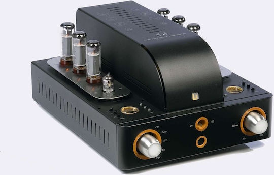 Unison Research Λαμπάτος Ολοκληρωμένος Ενισχυτής Hi-Fi Stereo S6 Μαύρος