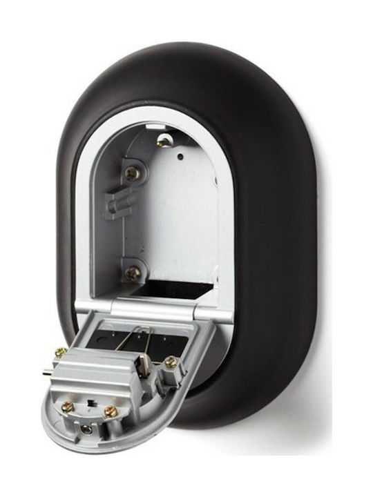 Yale Wall-Mounted Combination Key Holder Metallic With Combination Dial 13x3.9x18.7cm