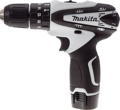 Makita DK1498W Σετ Ραδιόφωνο, Κρουστικό Δραπανοκατσάβιδο & Παλμικό Κατσαβίδι 10.8V με 2 Μπαταρίες 1.3Ah και Θήκη