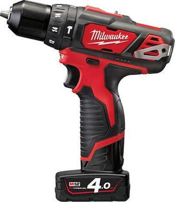 Milwaukee M12 BPP2F-152C Set Impact Drill Driver & Impact Screwdriver 12V with 2 1.5Ah Batteries and Case