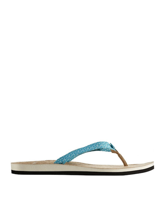 Eezay Parley Frauen Flip Flops in Türkis Farbe