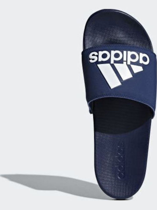 Adilette Cloudfoam Plus Logo Men's Slides Blue