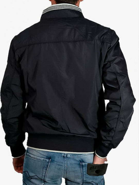 Camaro Men's Bomber Jacket Navy Blue