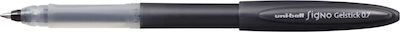 Uni-Ball Signo Gelstick UM-170 Pen 0.7mm with Black Ink Black Body