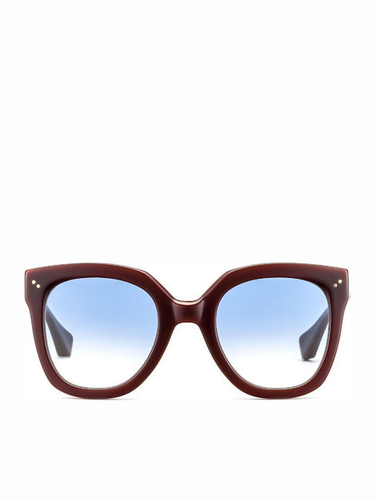 Gigi Barcelona Margot Ochelari de soare Burgundy cu Cadru & Albastru deschis Lentilă Gigi Barcelona Margot Ochelari de soare Burgundy cu Cadru & Albastru deschis Lentilă
