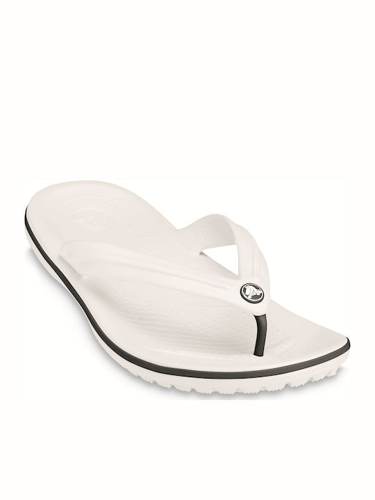 Crocband Men's Flip Flops Anatomic White