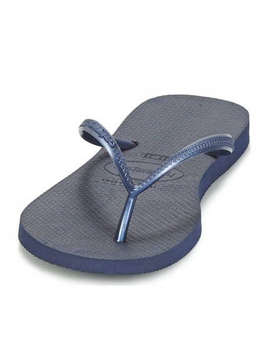 Slim Women's Flip Flops Blue