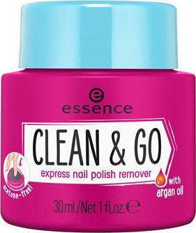 Essence Clean & Go Îndepărtător de oje pentru unghii 30ml 6-145018
