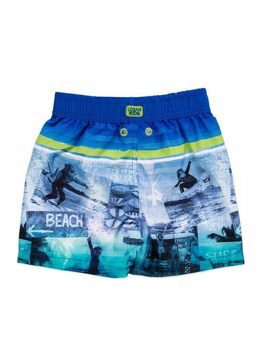 Losan 815-4015AC Kinder Badeanzug Badeshorts Blau