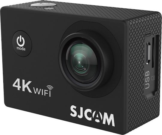 SJCAM SJ4000 Air Action-Kamera 4K Ultra HD Unterwasser (mit Gehäuse) mit Bildschirm 2" und Wi-Fi Schwarz