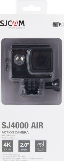 SJCAM SJ4000 Air Action-Kamera 4K Ultra HD Unterwasser (mit Gehäuse) mit Bildschirm 2" und Wi-Fi Schwarz