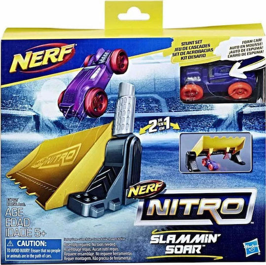 Nerf Lansator Nerf Nitro Slammin Soar Stunt Set Nitro pentru 5+ ani+ Ani