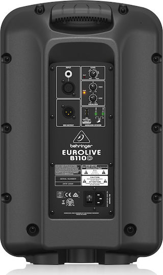 Behringer B110D Active Speaker PA 300W with Woofer 10" 25.2x48.3x29.9cm.