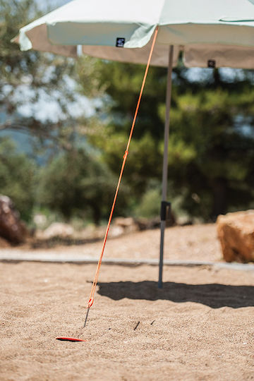 Terra Nation Kuku Βάση Ομπρέλας Πλαστική 2-2mm Πορτοκαλί