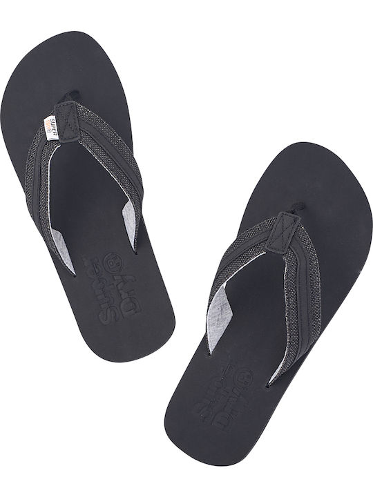 Superdry Roller Flip Flop Flip Flops σε Μαύρο Χρώμα