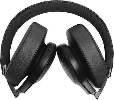 JBL Live 500BT Ασύρματα/Ενσύρματα Over Ear Ακουστικά με 30 ώρες Λειτουργίας Μαύρα