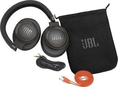 JBL Live 650BTNC Безжични / Жични Over Ear Слушалки с 30 часа Работа Черни