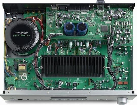 Rotel A14 Ολοκληρωμένος Ενισχυτής Hi-Fi Stereo 80W/8Ω Ασημί