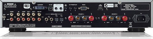 Rotel A12 Integrated Hi-Fi Amplifier Stereo 60W/8Ω Silver