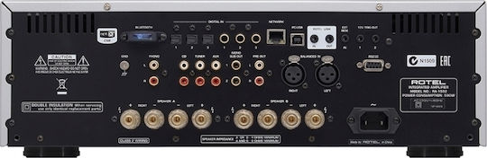 Rotel RA-1592 Ολοκληρωμένος Ενισχυτής Hi-Fi Stereo 200W/8Ω Ασημί
