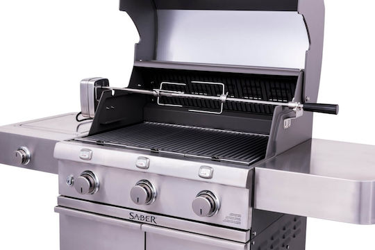 Char-Broil Ανοξείδωτη Σούβλα Ψησταριάς για Κοτόπουλο με Μοτέρ