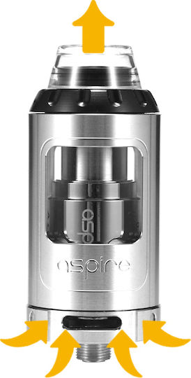 Aspire Athos Атомайзер за Електронни Цигари 2мл 25мм Черно 115639