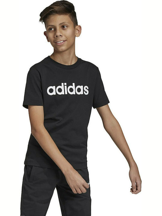 Kinder-T-Shirt Schwarz ESSENTIALS LINEAR