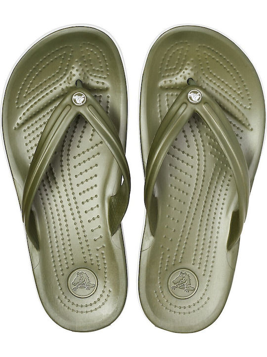 Crocband Men's Anatomic Khaki Flip Flops