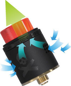 Vandy Vape Bonza Ατμοποιητής Ηλεκτρονικού Τσιγάρου RDA 26.5mm Matte Black