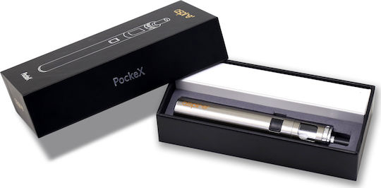 Aspire PockeX Pen Kit 2ml με Ενσωματωμένη Μπαταρία 1500mAh Stainless Steel